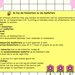 By pas Kleinletters en Hoofletters