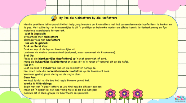 By pas Kleinletters en Hoofletters