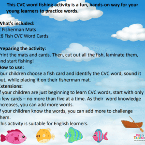 CVC Word Fishing