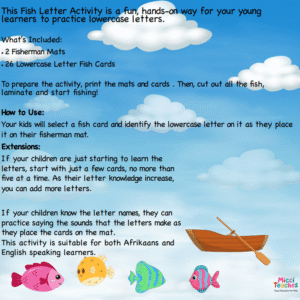 Fish the Letter-Afrikaans and English