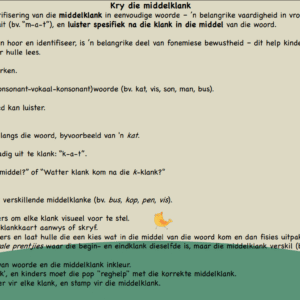 Hoenderhok-kry die middelklank
