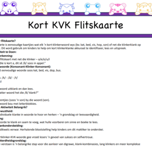 Kort KVK Flitskaarte