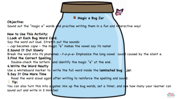 Magic e-Bug Jar