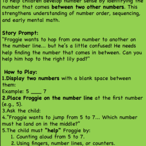 Number Between-Froggie Jump