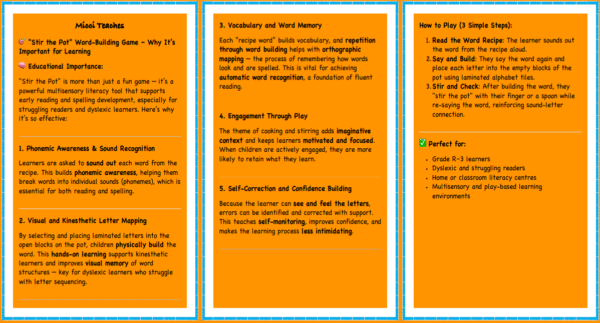 Stir the Pot-Alphabet Letters-English and Afrikaans