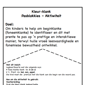 Beginklank Passpeletjie