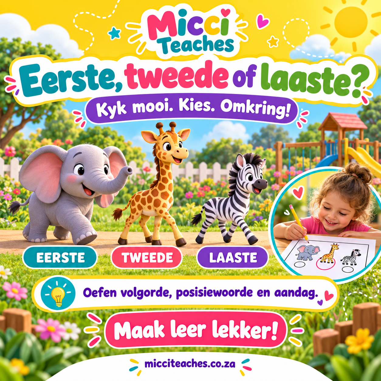 Eerste, Tweede of Laaste