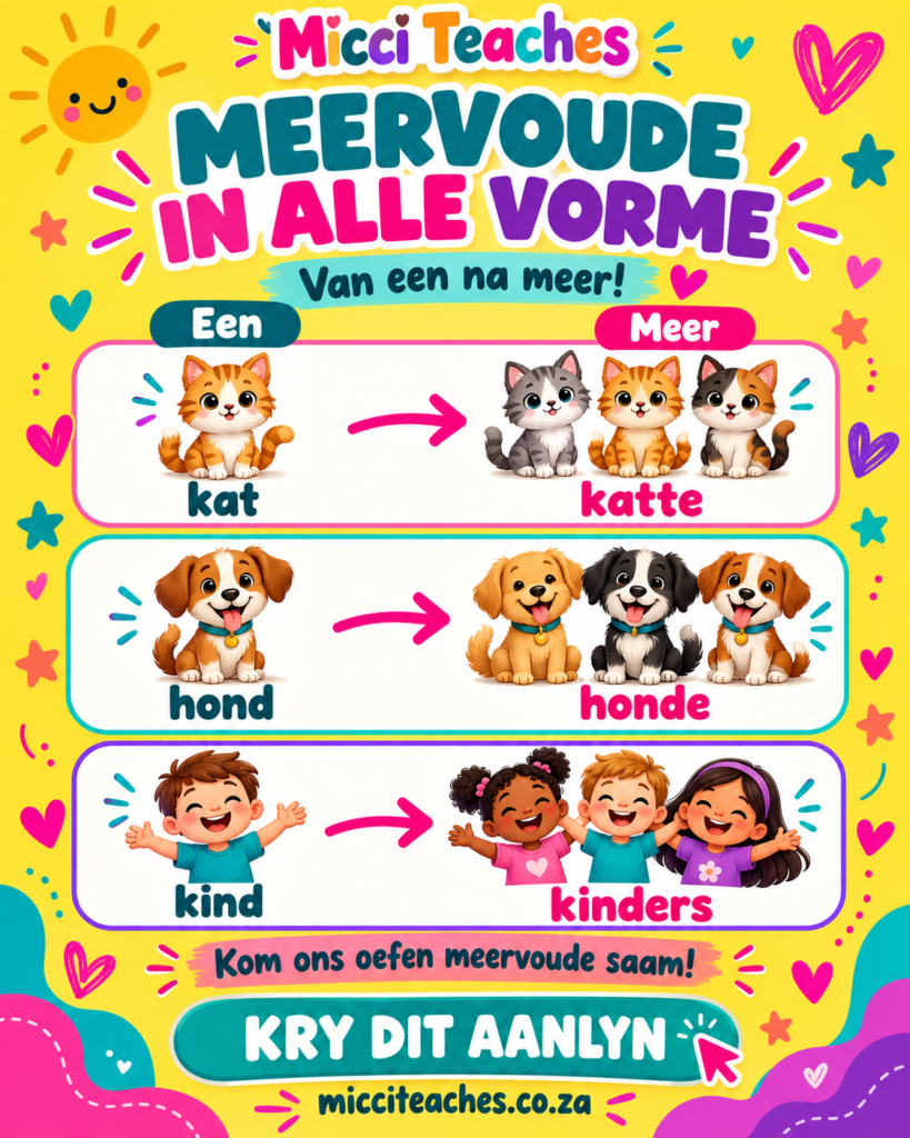 Meervoude in alle vorme