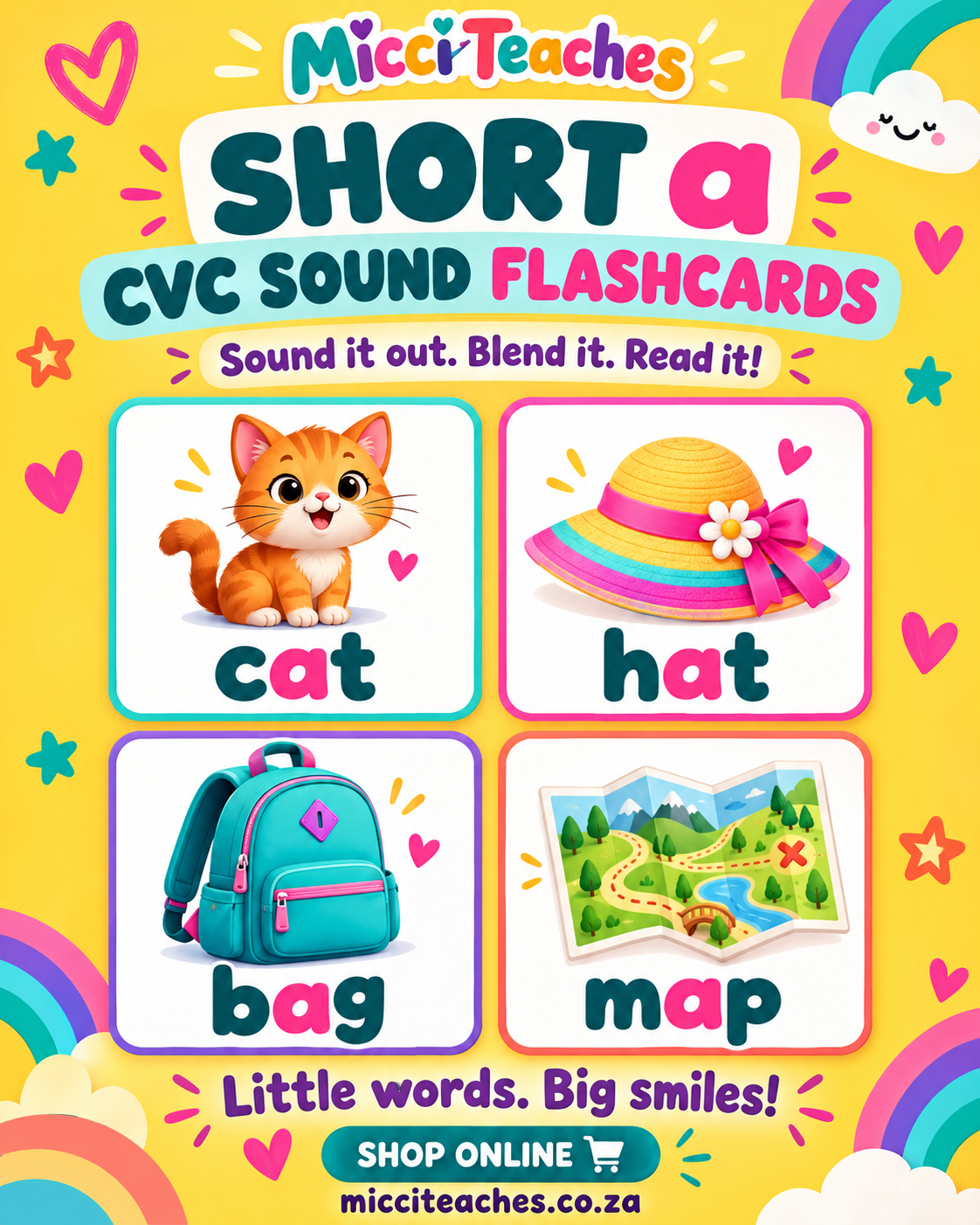 CVC Sounds - a Sound Flashcards
