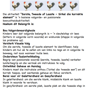 Eerste, Tweede of Laaste