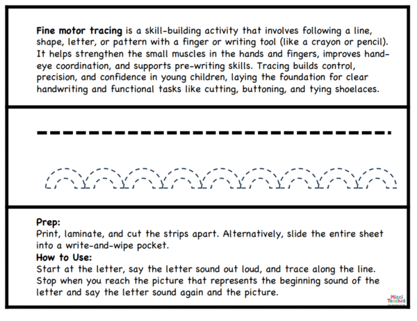 Fine Motor Tracing-Alphabet