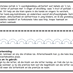 Fynmotoriese Natrek Oefeninge
