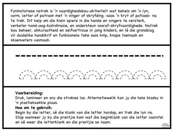 Fynmotoriese Natrek Oefeninge