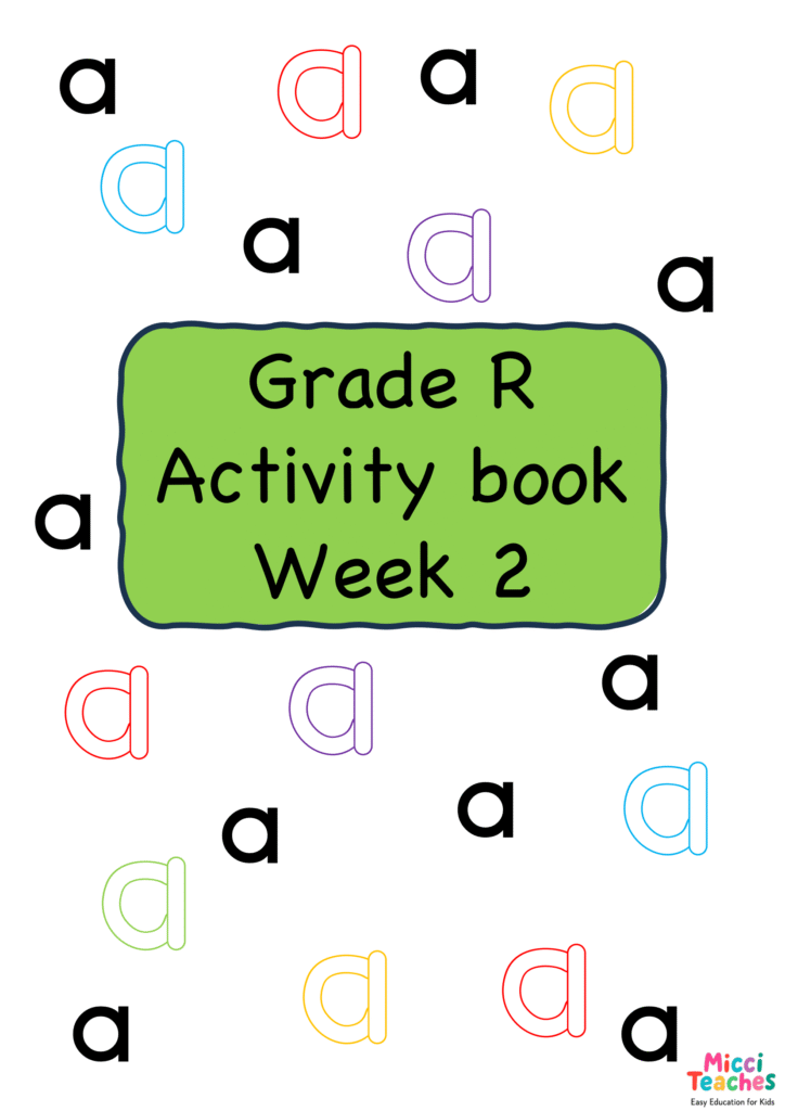 Grade R Learning Book From Letters to Numbers – Grade R Learning Through Play – Activity ...