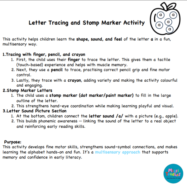 Letter Tracing and Stomp Marker Activity - Alphabet - Image 2