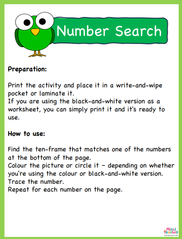 NUMBER SEARCH