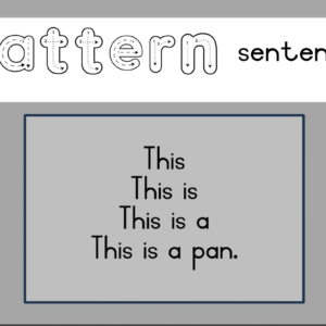 PATTERN SENTENCES