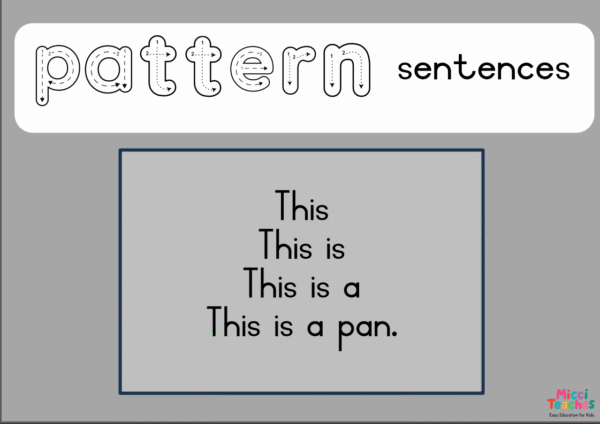 PATTERN SENTENCES