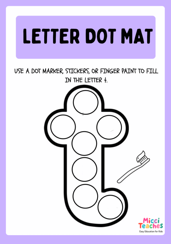 Letter Dot Map- Alphabet - Image 3