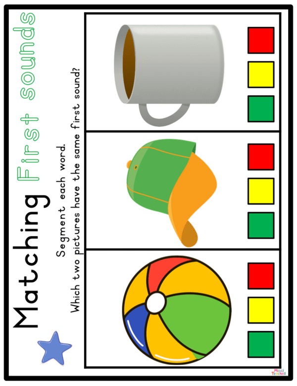 Phonemic Awareness-Segmenting,Matching and Substitution - Image 3