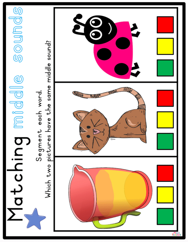 Phonemic Awareness-Segmenting,Matching and Substitution - Image 5