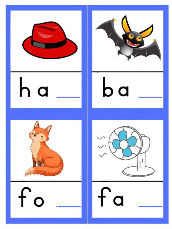 CVC Word Activity - Ending Sounds - Image 2
