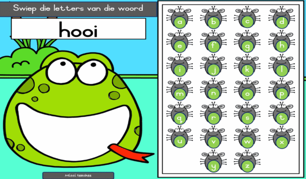 Swiep die Letters-ooi Woorde - Image 2