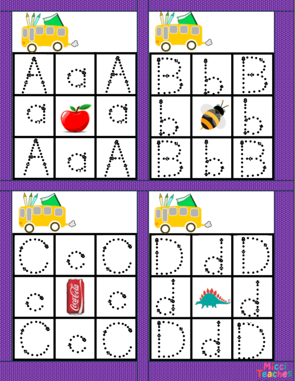 Letter Tracing Bus-English - Image 2
