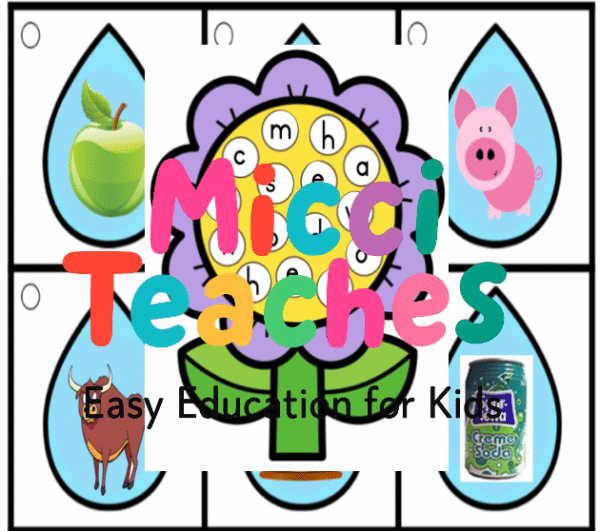 Flower Alphabet Game-Afrikaans and English - Image 2
