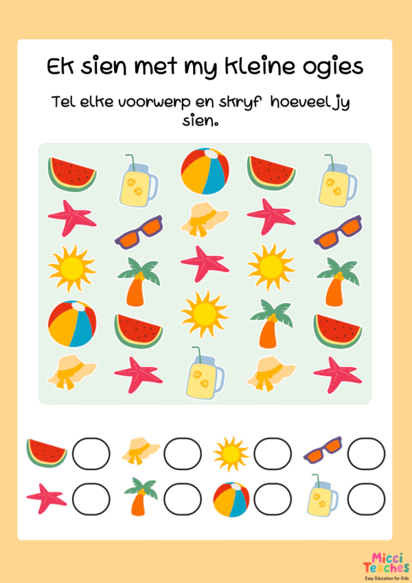 Ek sien met my kleine ogies-Visuele Nasporing - Image 2