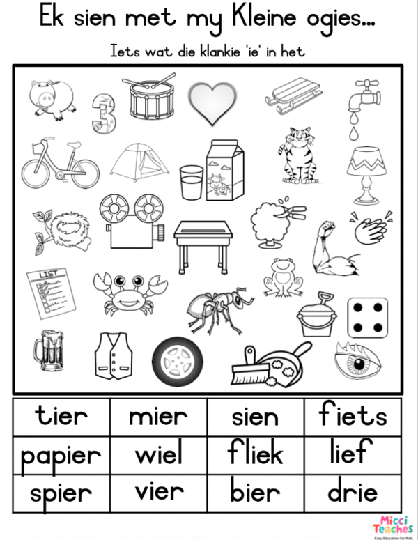 Ek sien met my kleine ogies-ie klank - Image 2