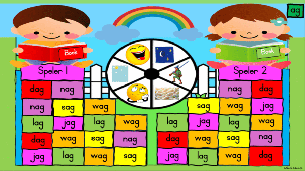 Draai die Prentjie-ag,ak,am,ap,as woorde - Image 2