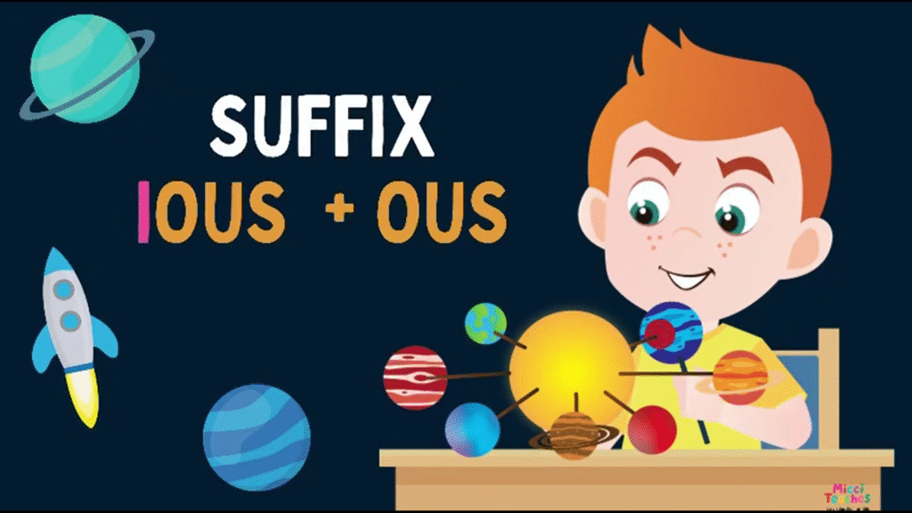 Suffix ious + ous