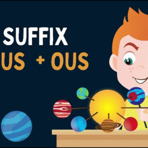 Suffix ious + ous