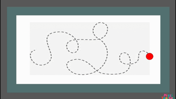 Visual Tracking 5 follow the dot and line