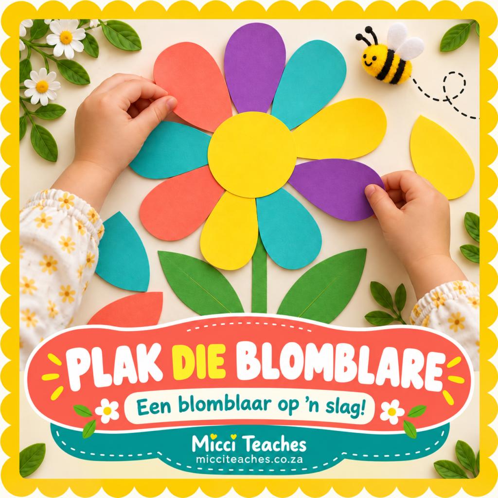 Plak die Blom