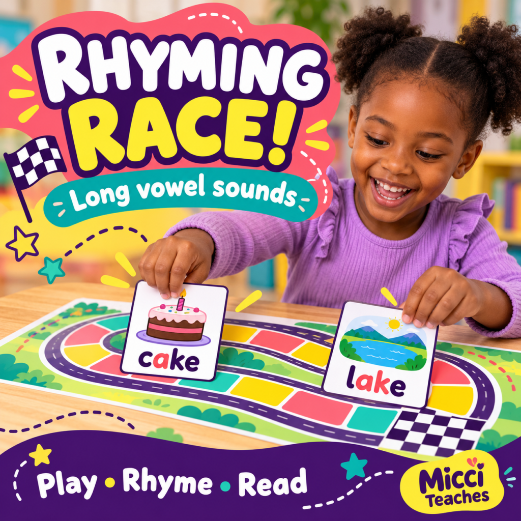 Rhyming Race Long Sounds