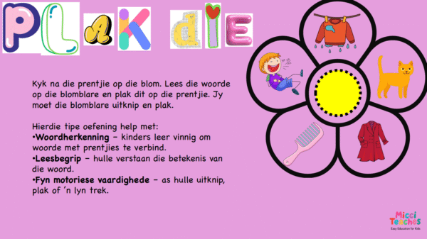 Plak die Blom