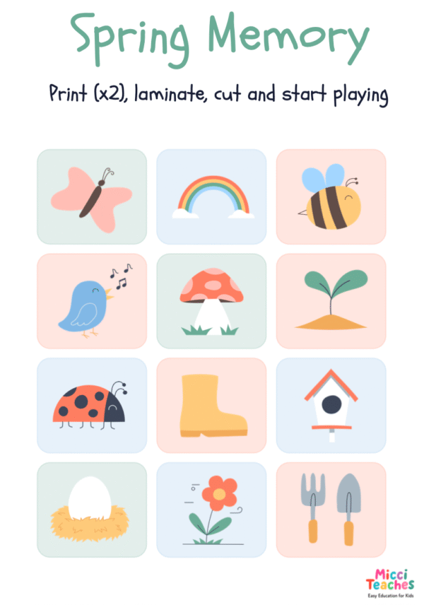 Spring Memory Game - Image 2