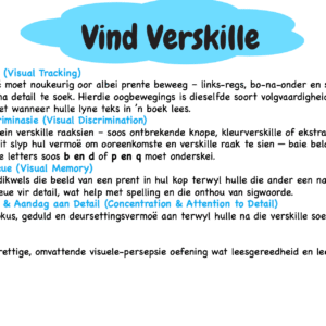 Vind Verskille - Visuele Volg