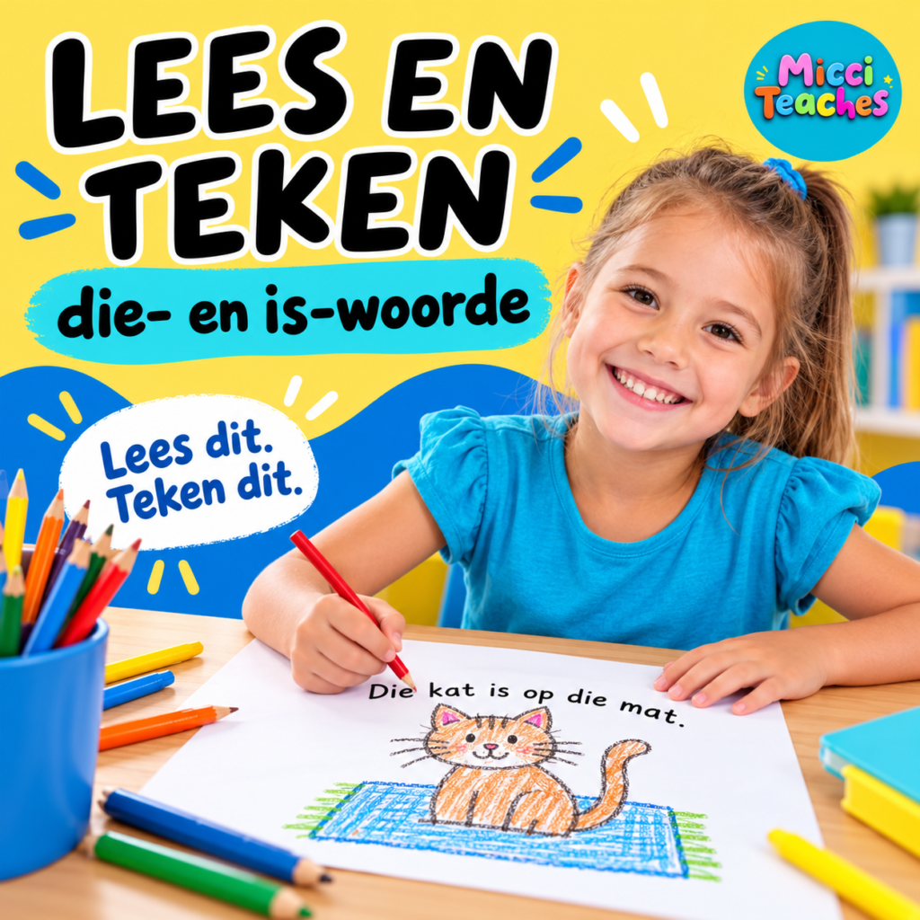 Lees en Teken - Die -en -is Woorde