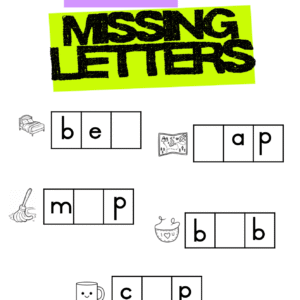 CVC Missing Letters