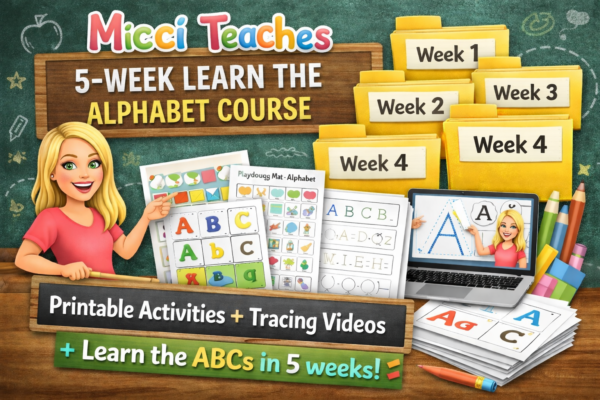 5-Week Learn the Alphabet Course