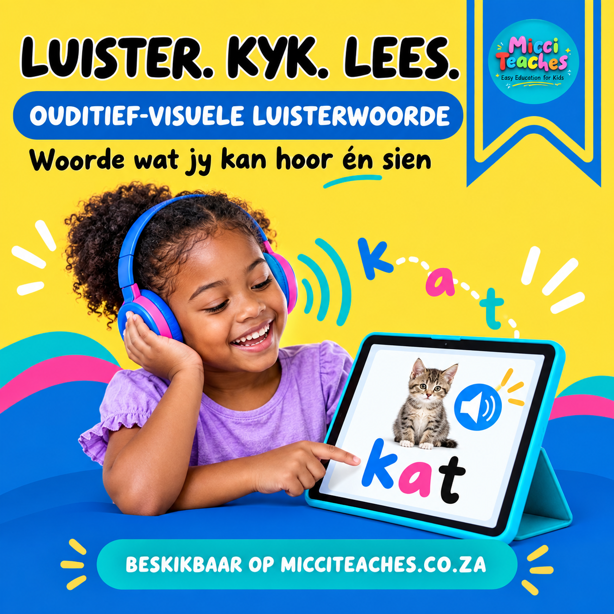 Ouditief, Visueel Luister-Woorde