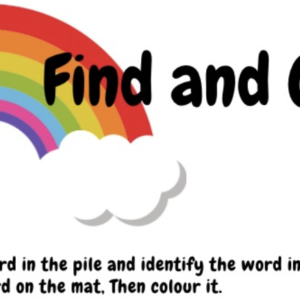Find and Colour - CVC Words + Board Games