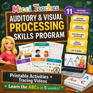 Auditory & Visual Processing Skills Program