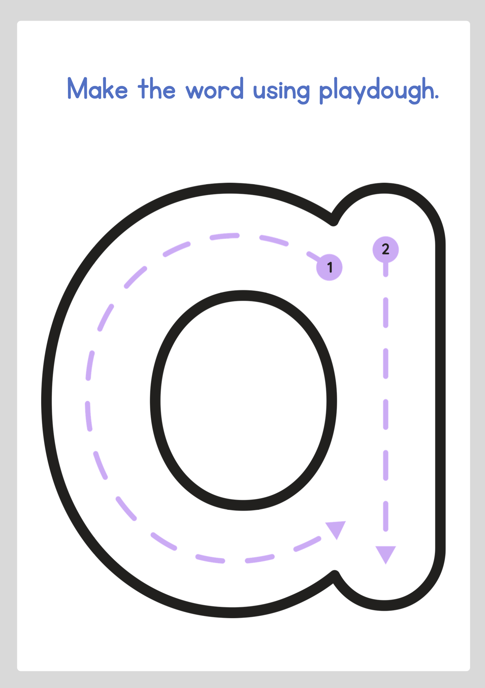 Bou die Alfabet met Klei/ Build the Alphabet with PlaydoughRight now - Image 5