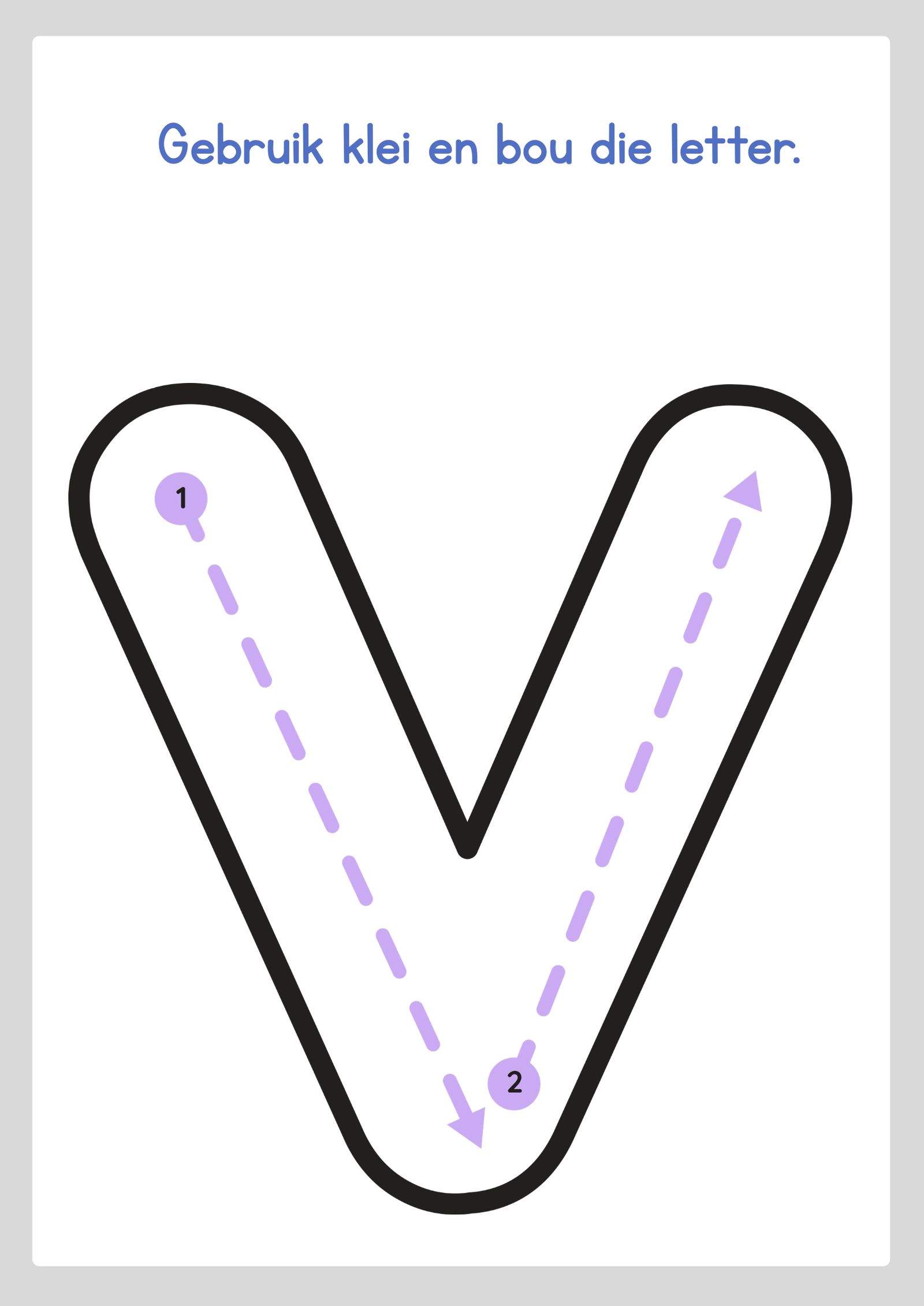 Bou die Alfabet met Klei/ Build the Alphabet with PlaydoughRight now - Image 3